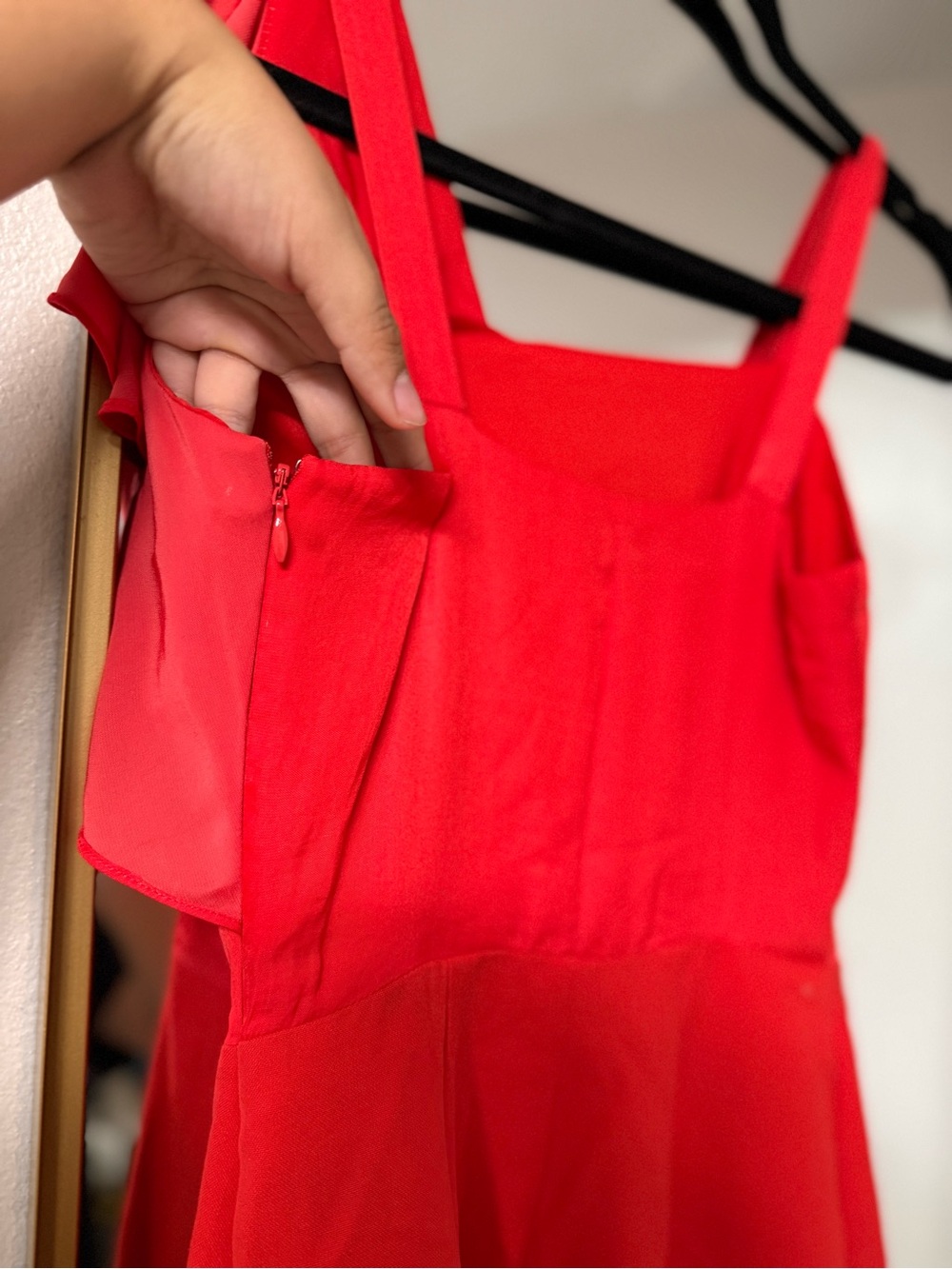 Armani Exchange Bright Red Dress - Picture 3 of 4